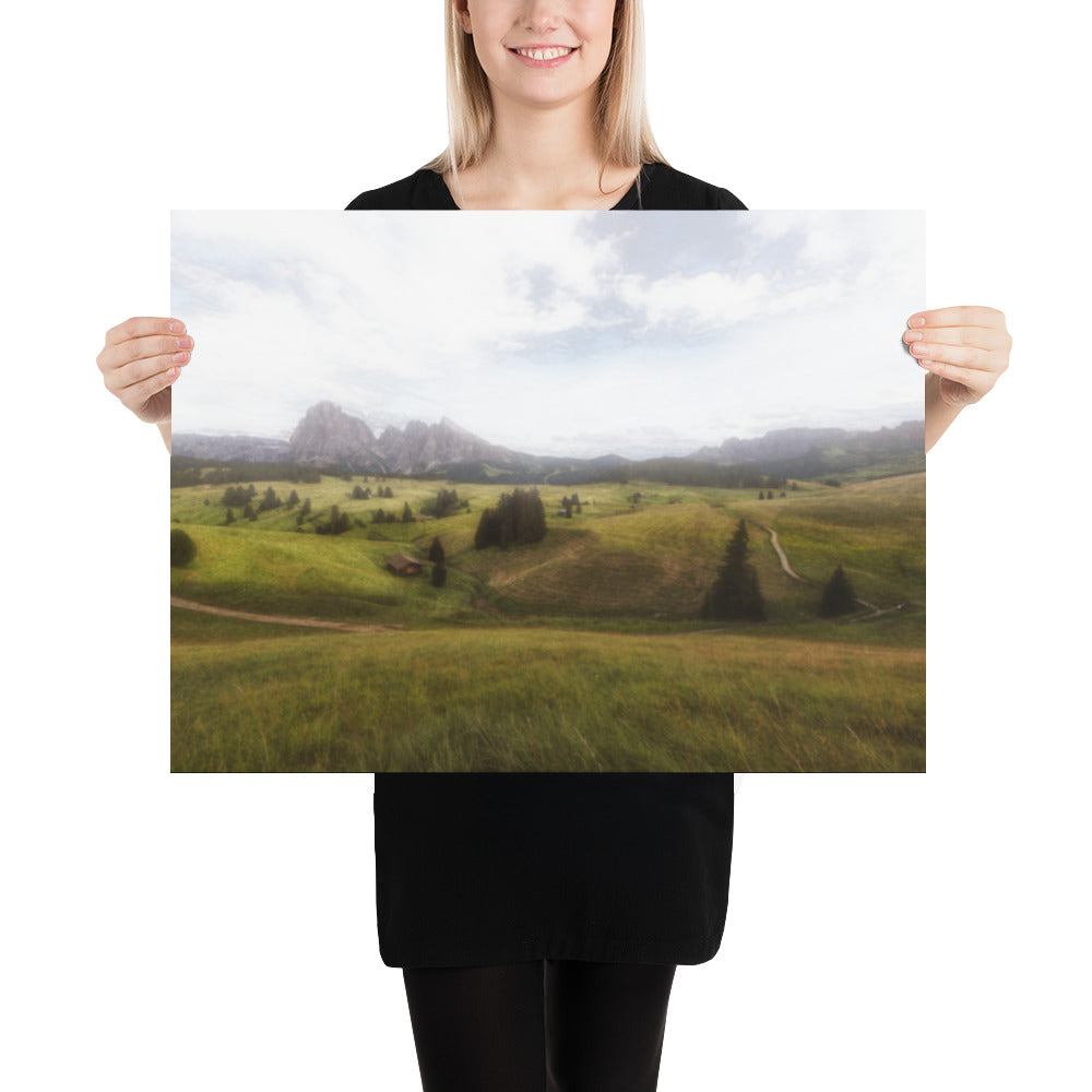 Flowing Fields Poster